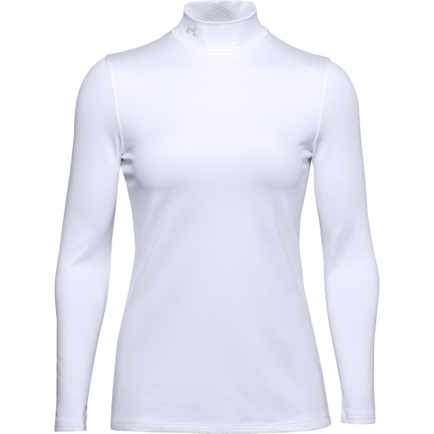Långärmad golfskjorta för damer med infraröd ståkrage från Coldgear