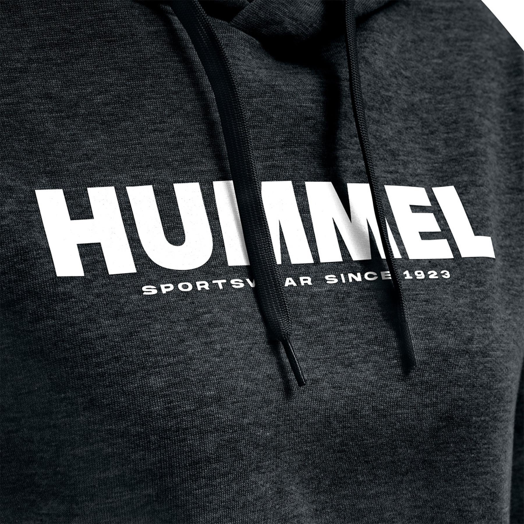 Sweatshirt med huva för kvinnor Hummel hmlLEGACY cropped