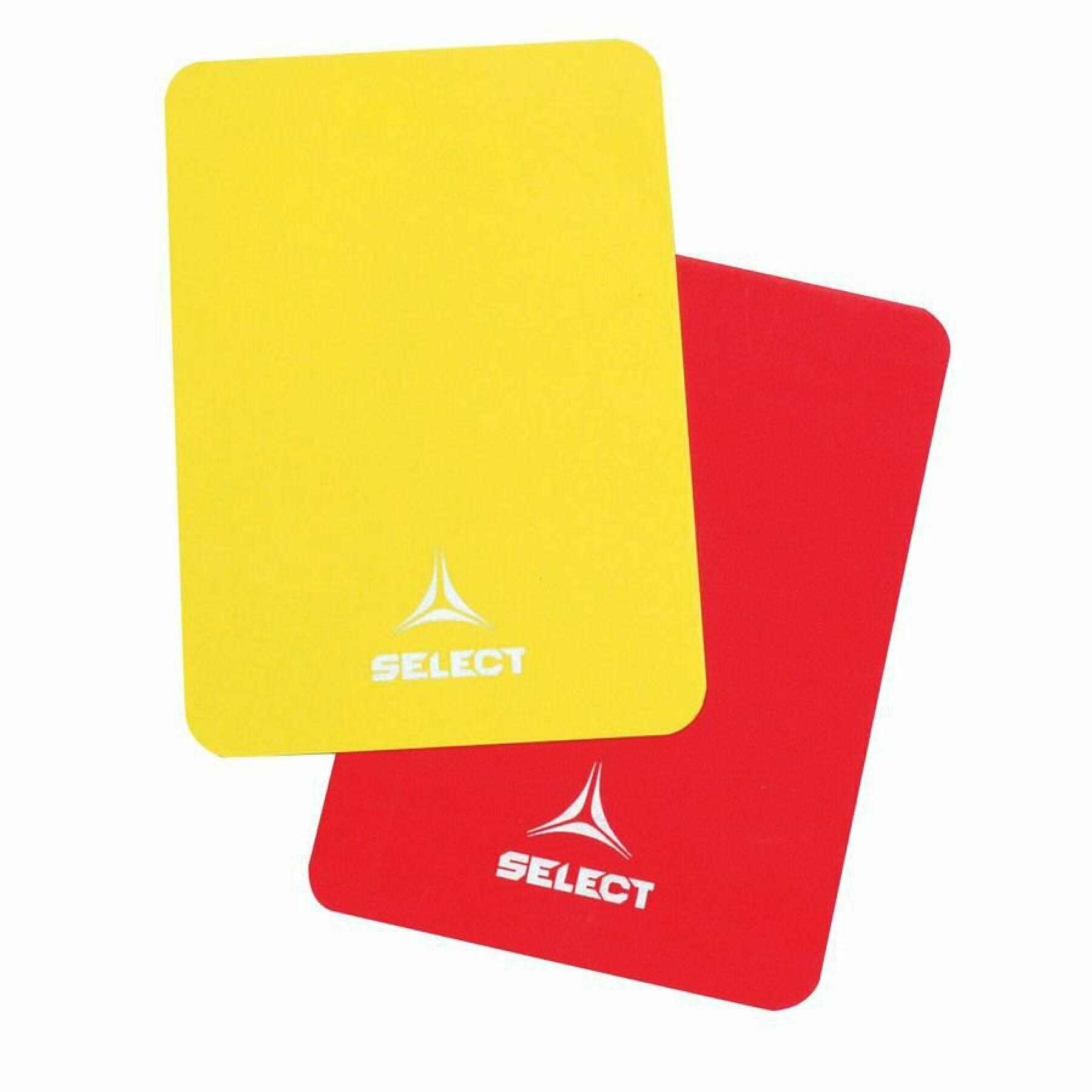 Domarkort Select (rouge & jaune)
