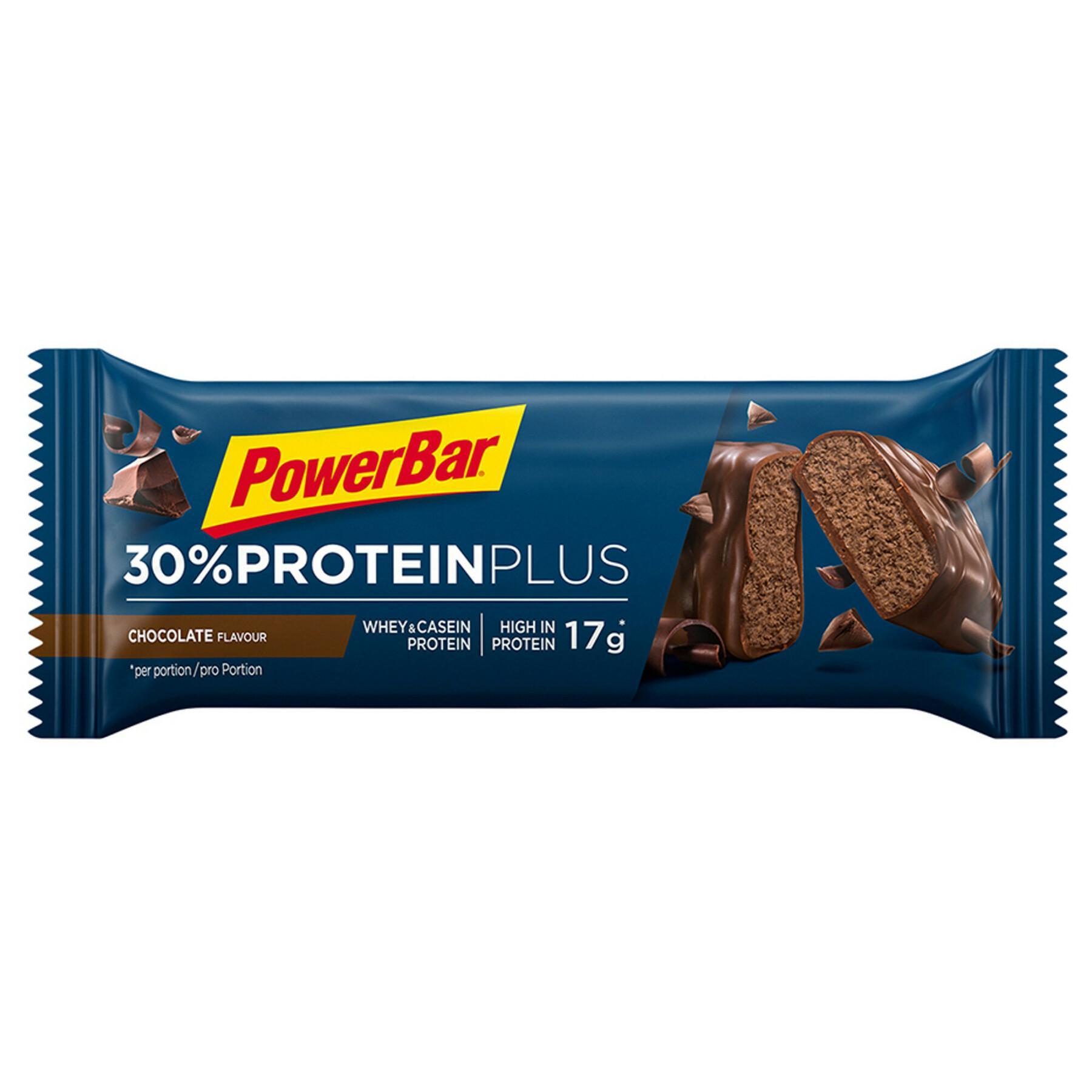Batch om 15 barer PowerBar ProteinPlus 30 % - Chocolate