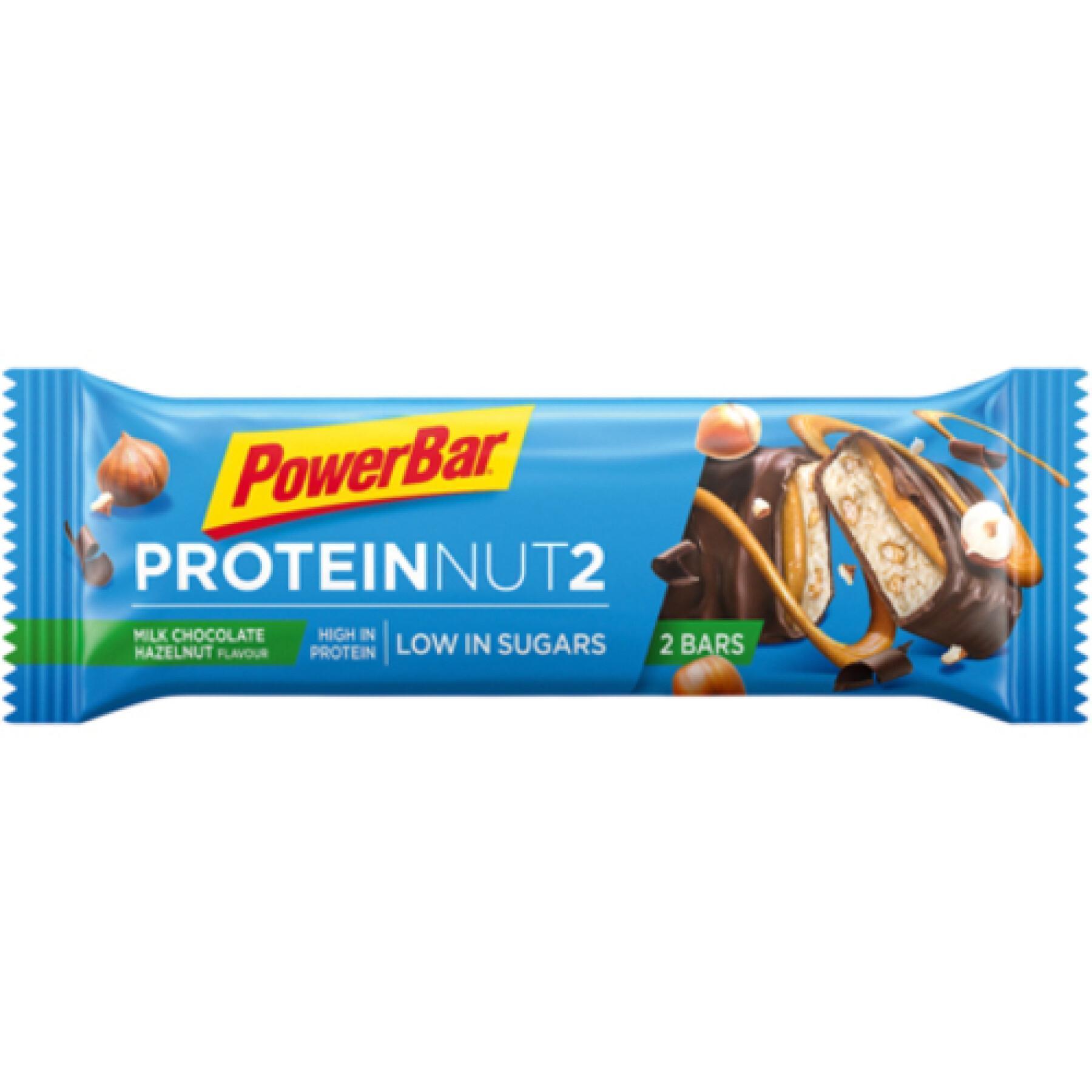 Barer PowerBar ProteinNut2 Low Sugar 18x45gr Hazelnut