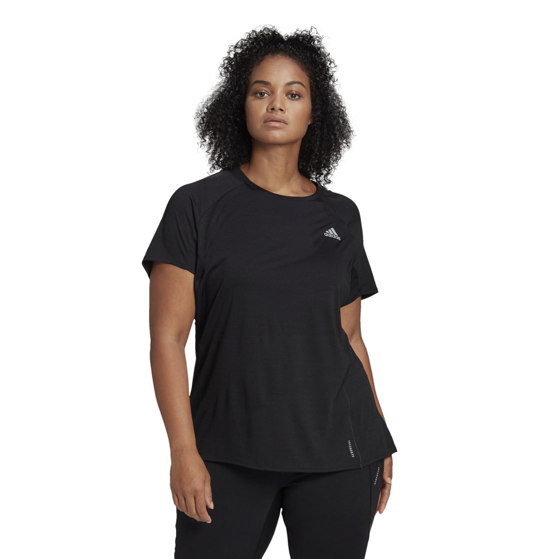 T-shirt för kvinnor adidas Runner Grande Taille
