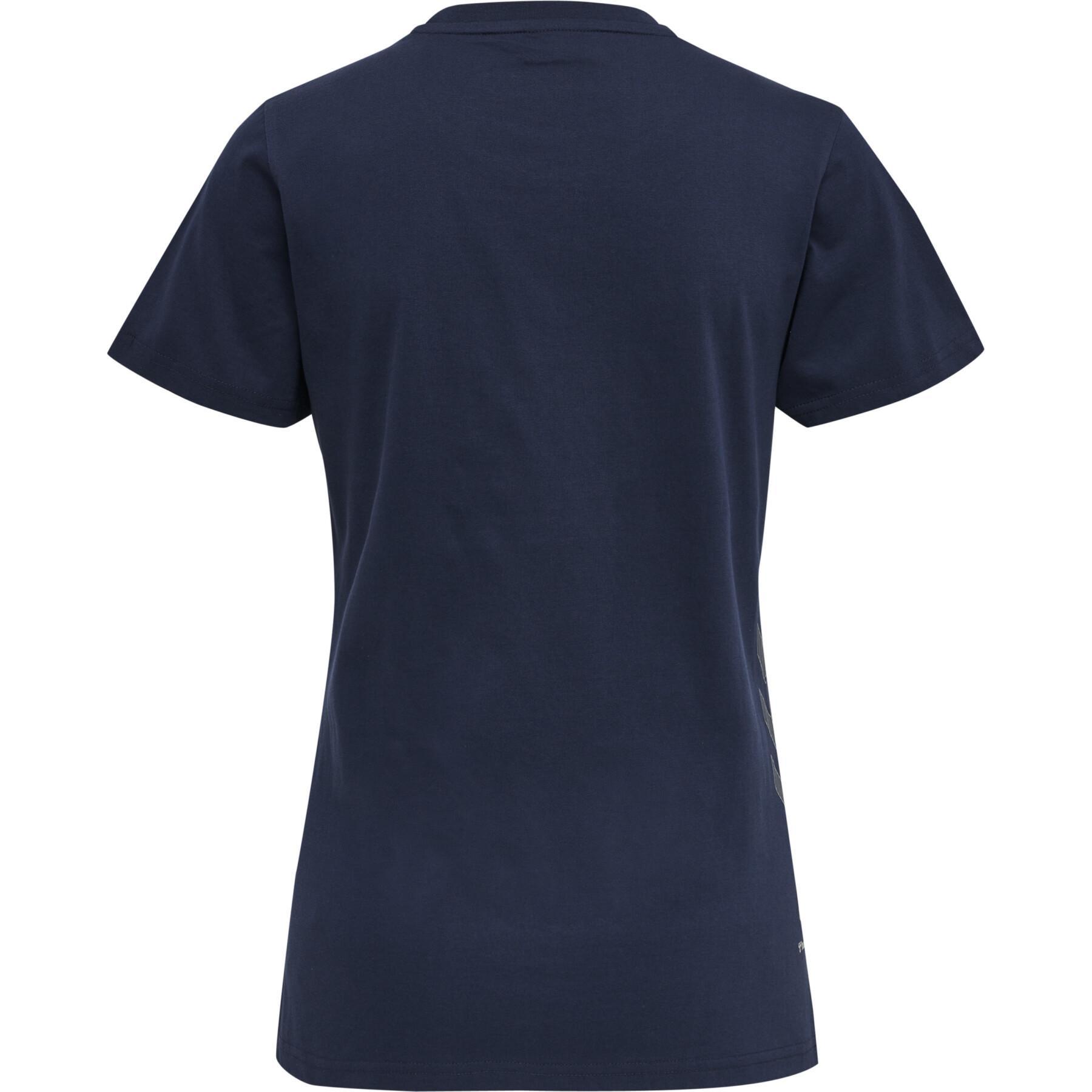 T-shirt i bomull för kvinnor Hummel Move Grid