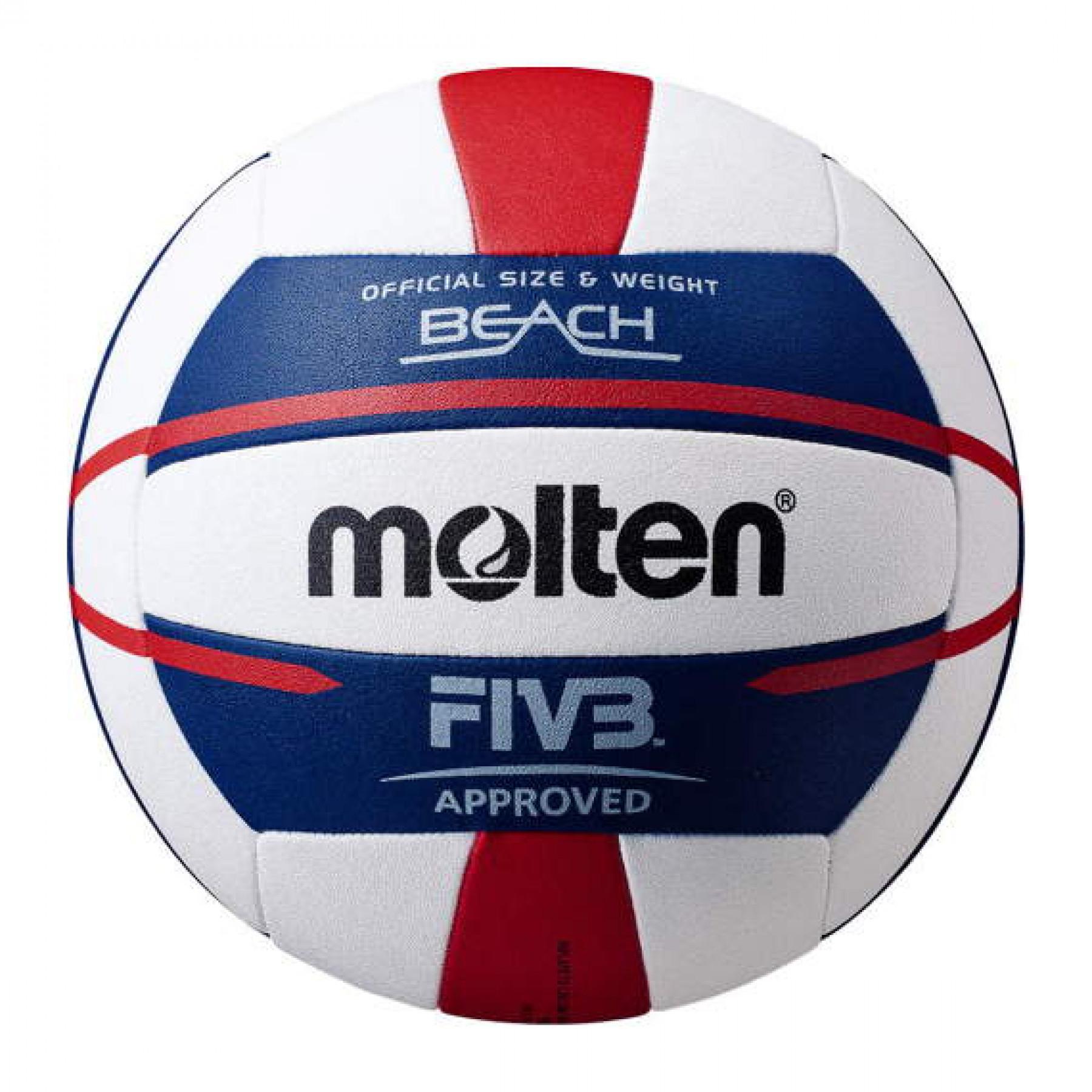Uppsättning med 5 beachvolleybollar för kvinnor Molten V5b5000
