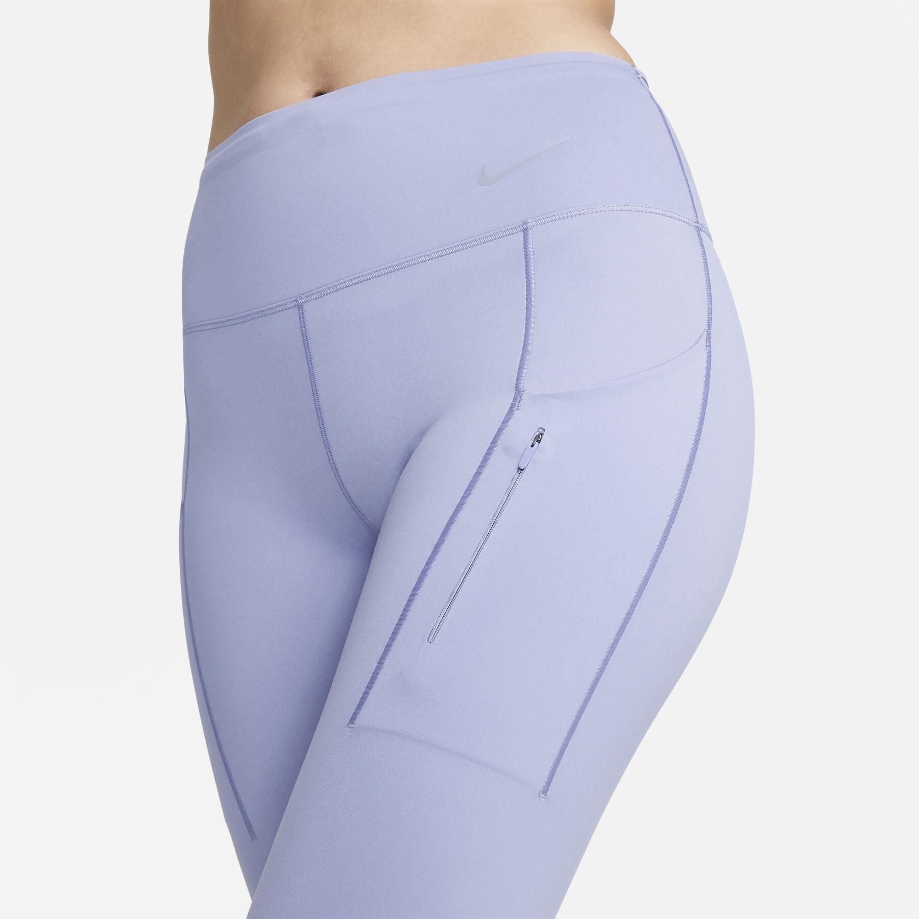 Midjehög 7/8-leggings för kvinnor Nike Dri-FIT Go