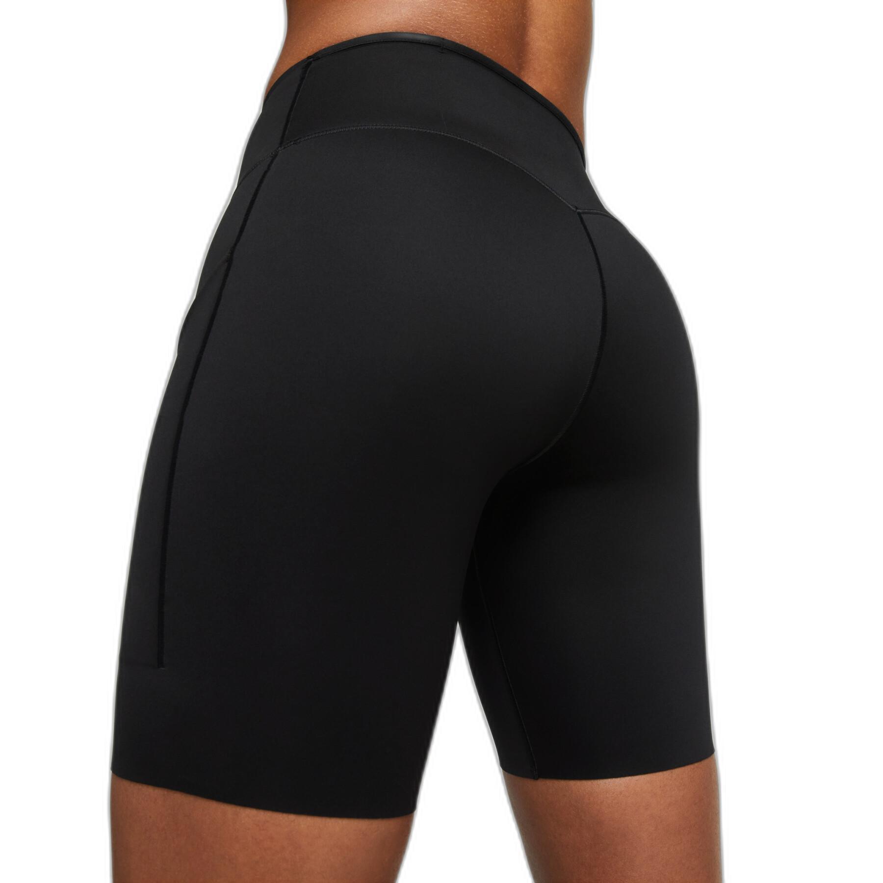 Midjehöga shorts för kvinnor Nike Dri-Fit Go
