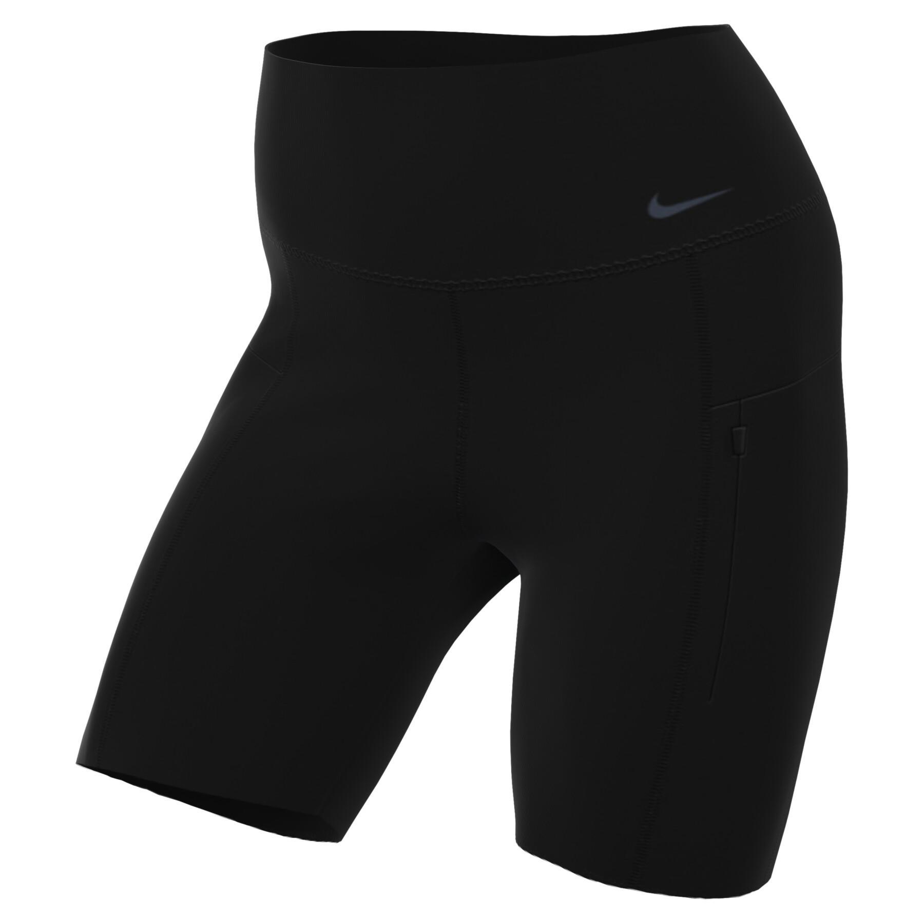 Midjehöga shorts för kvinnor Nike Dri-Fit Go