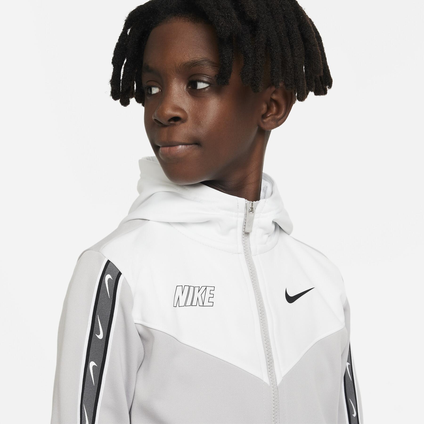 Hoodie med dragkedja för barn Nike Repeat Polyknit