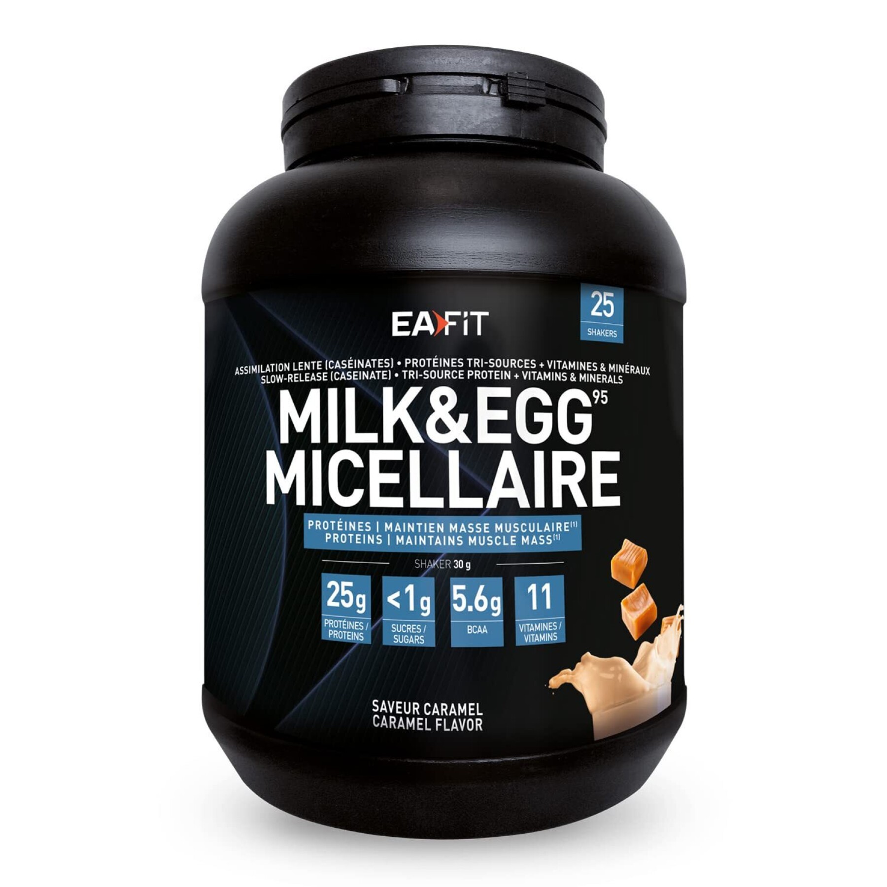 Mjölk och ägg 95 micellär karamell EA Fit
