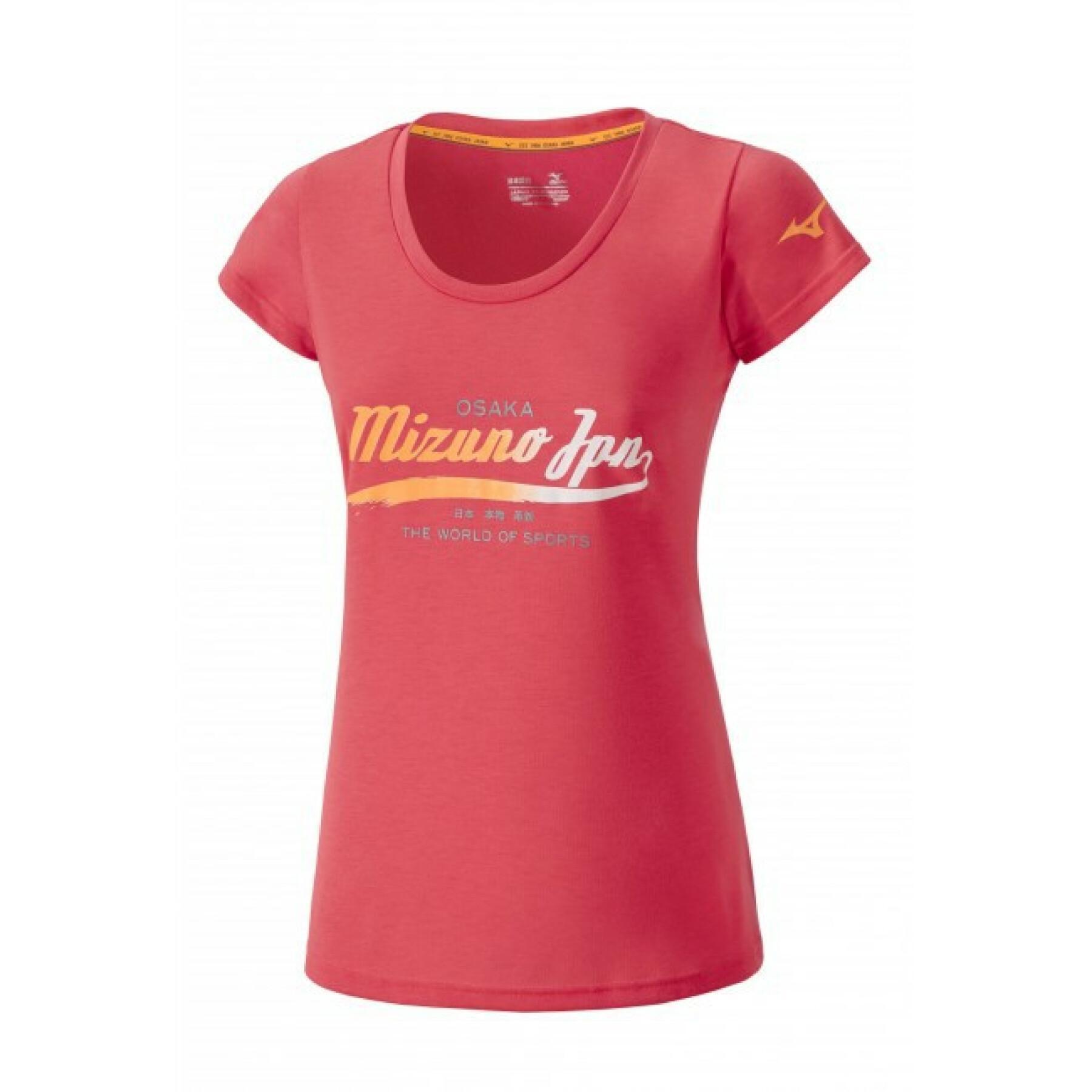 T-shirt för kvinnor Mizuno Heritage