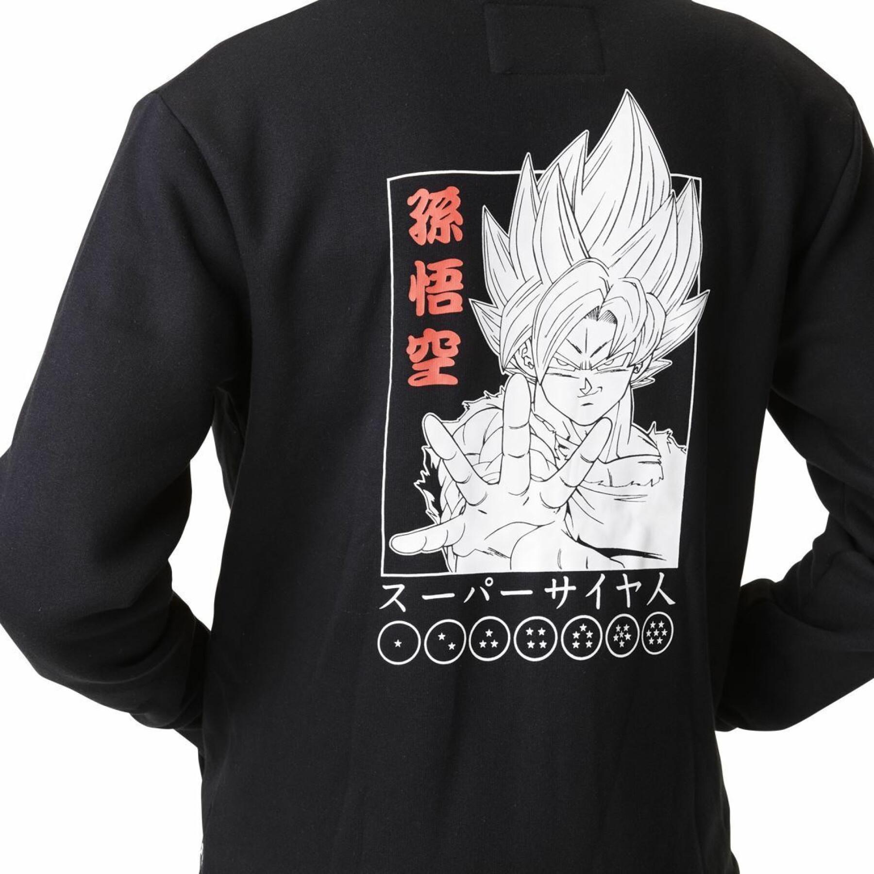 Sweatshirt med huva och dragkedja Capslab Dragon Ball Z Goku