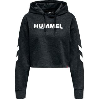 Sweatshirt med huva för kvinnor Hummel hmlLEGACY cropped