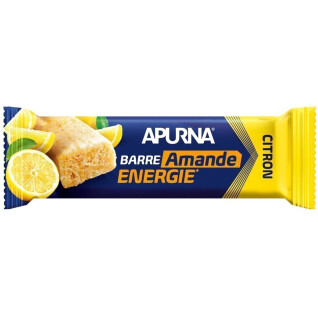Förpackning med 5 smältande energibars, inklusive 1 gratis bar Apurna Citron/Amande