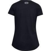 T-shirt för flickor Under Armour à col ras du cou et manches courtes