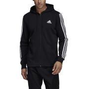 Jacka med huva adidas Must Haves 3-Stripes French Terry