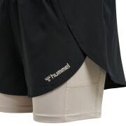 2 i 1-shorts för kvinnor Hummel MT Track