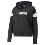 Stickad sweatshirt med huva för kvinnor Puma Fit Tech